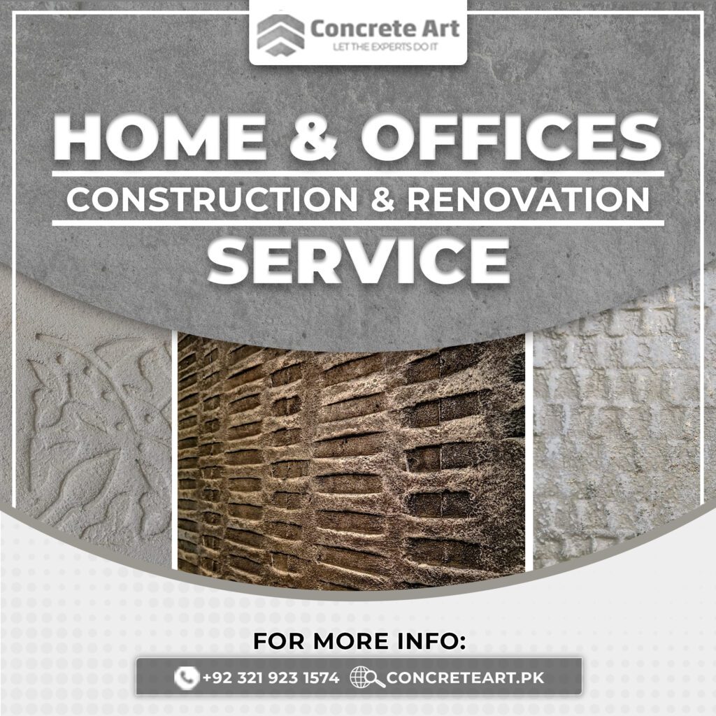 vertical concrete slat wall Karachi